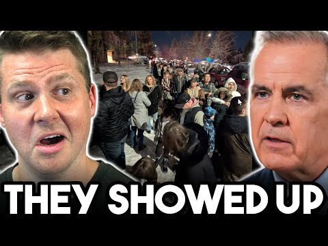 Albertans LINE UP for 3 HOURS to Sign INDEPENDENCE Petition + Left-Wing AGITATORS ERUPT