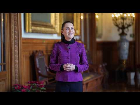New Year's message 2026 from President Claudia Sheinbaum