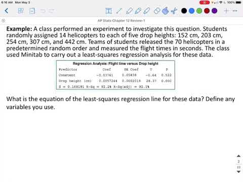 Ap Statistics Unit 12