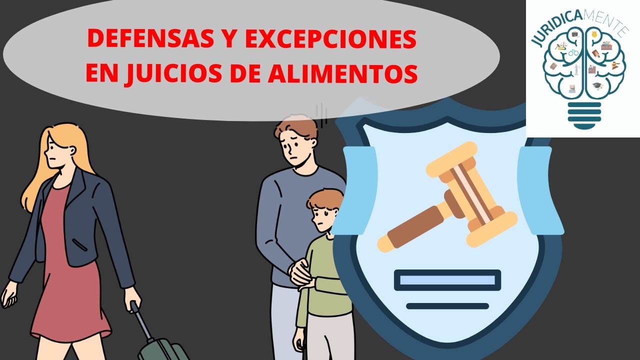 DEFENSAS Y EXCEPCIONES EN JUICIOS DE ALIMENTOS