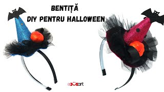 Bentiță DIY pentru Halloween - Accesoriu Înfricoșător Rapid &amp; Ușor 
