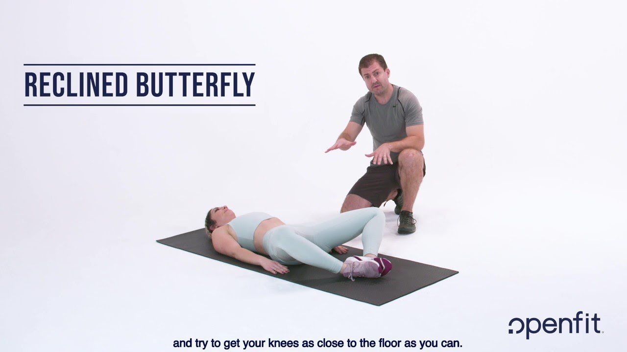 How to Do the Reclined Butterfly Pose