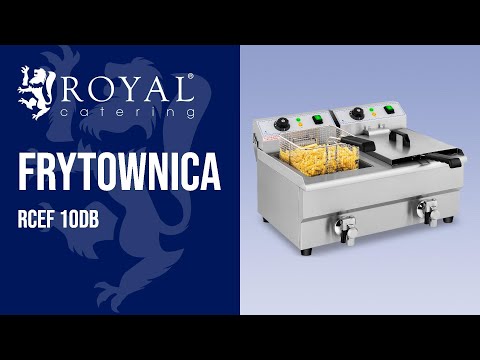 Video - Outlet Frytownica - 2 x 10 litrów - 2 x 3000 W