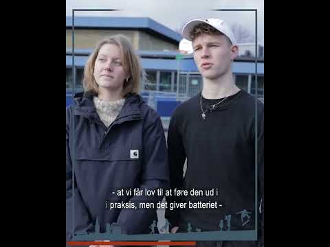 Strandskolen   åbning af solcellebatteri