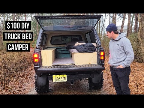 Ford Ranger DIY Truck Bed Camper Build (For $100!!)