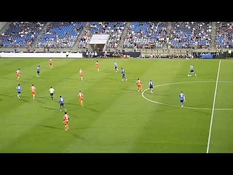 Prince Owusu of CF Montreal (Impact) scores vs. Forge FC in Canadian Championship quarterfinal 7/9