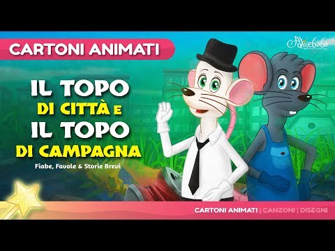 Il Topo di Città e il Topo di Campagna storie per bambini | Cartoni animati