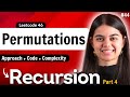 Permutations Of An Array String Recursion Backtracking