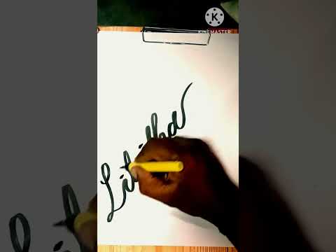 name writing/ likitha R#shorts