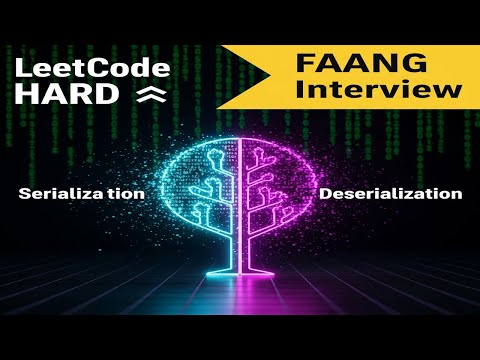 LeetCode Hard: Serialize & Deserialize Binary Tree 🔥 | Crack FAANG DSA Interviews (Google, Meta)