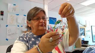 Keep stirring don&#39;t blow bubbles.