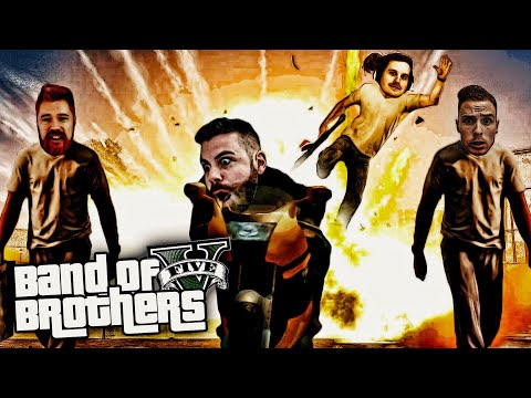 The Humane Labs Raid HEIST with the BAND OF BROTHERS - GTA 5 PC ONLINE FUNNY MOMENTS