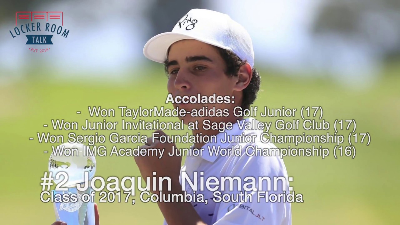 Top Ten Male High School Golfers