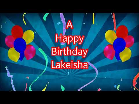 Lakeisha Happy Birthday blue sunbeam