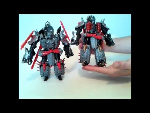 Transformers AoE Voyager Class Slog Versus a Custom Painted Sludge - GotBot True Review NUMBER 66