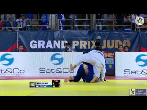 Judo 2013 Grand Prix Almaty: Chepurina (UKR) - Milosevic (SLO) [-63kg] bronze