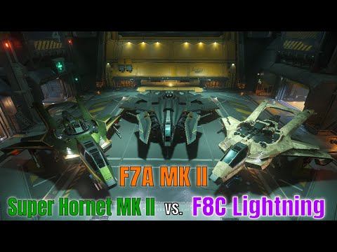 F7A Hornet MK II vs. Super Hornet MK II vs. F8C Lightning | Know Their Differences 4k