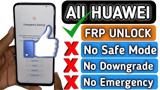 (2022) HUAWEI Y9s FRP/Google Lock Bypass/Not Working Emergency backup And Safe mode/Android/EMUI10