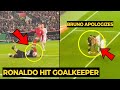 Bruno Fernandes showed RESPECT to Iceland goalkeeper after Ronaldo hits him | Man United News