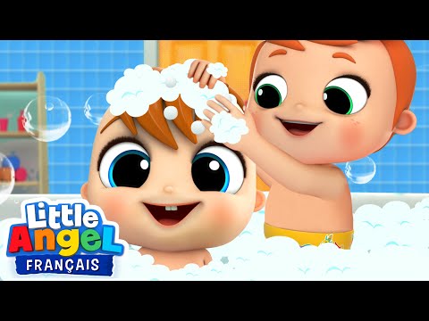 C'est l'heure du bain, Bébé Louis 🛁 Comptines pour Bébé | Little Angel Français