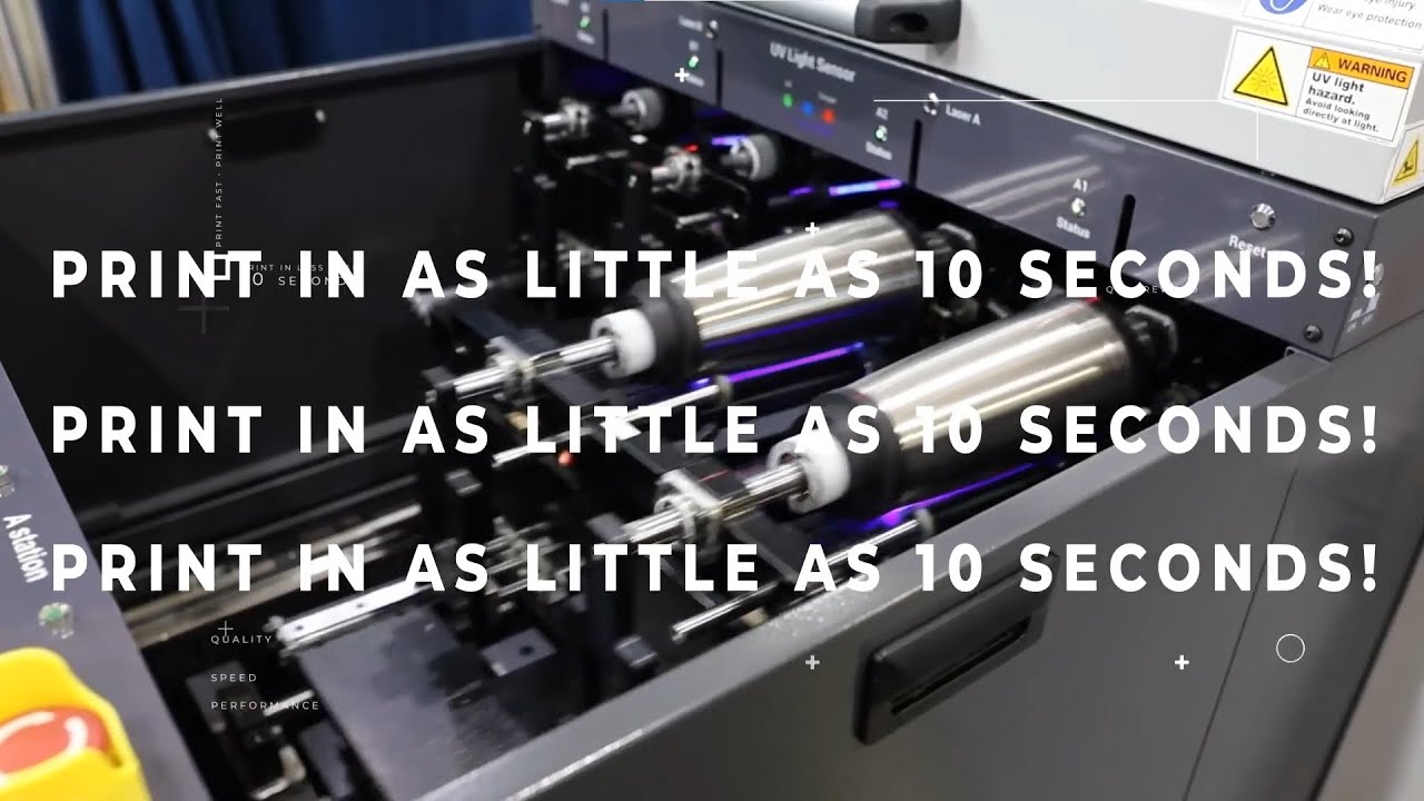 QuadRev PRO: Print Cups in Under 10 Seconds with this UV Rotary Printer!
