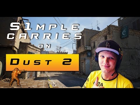 Simple plays dust 2 - 31 kills - insane clutches and kills