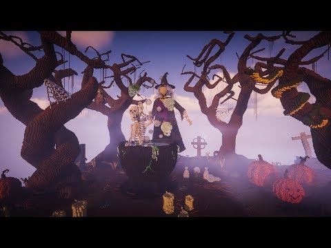 GeminiTay - Haunted Forest | Minecraft Halloween Build Timelapse!