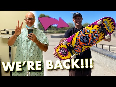 1st SKATE SESSION AFTER SURGERY! Andrew Cannon's SALBA Product Challenge | Santa Cruz Skateboards