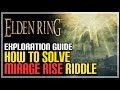 Mirage Riddle Solution Elden Ring