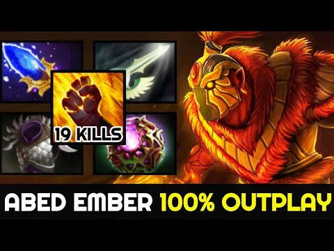 ABED Ember Spirit 100% Outplay with Blade Mail + Scepter Build 7.27 Dota 2