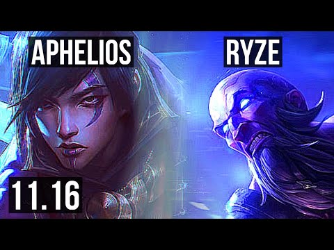 APHELIOS & Anivia vs RYZE & Karma (ADC) | 12/3/19, 65% winrate, Dominating | KR Diamond | v11.16
