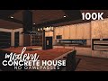BLOXBURG NEW UPDATE 10.4! | Modern Concrete House | 100k | No Gamepass Speedbuild