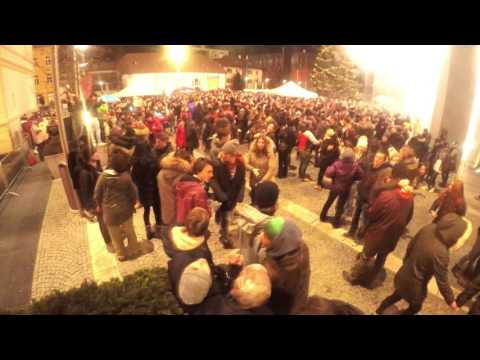 Suedtirol Bruneck Silvester 2016/2017 Rathausplatz
