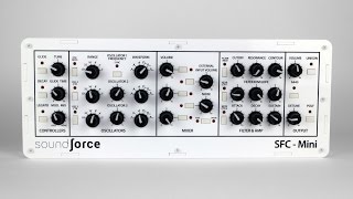Video thumbnail for SoundForce SFC-Mini - Mini-V/Monark - Minimoog-style MIDI controller (prototype) by SoundForce
