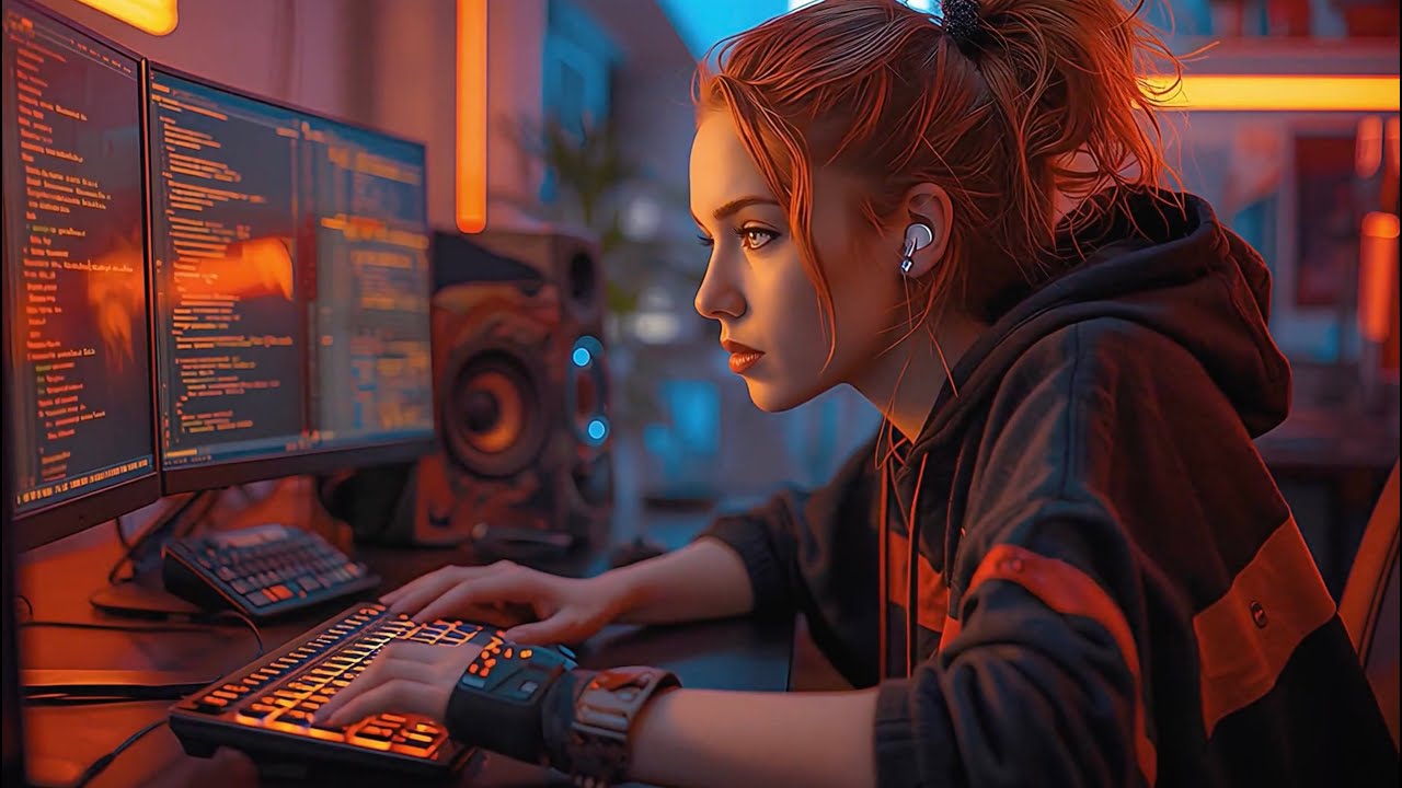 Code with me - Copenhagen // Darkwave FocusMusic