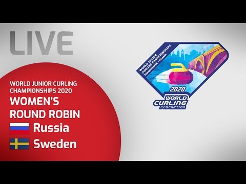 Russia v Sweden - Women's round robin - World Junior Curling Championships 2020