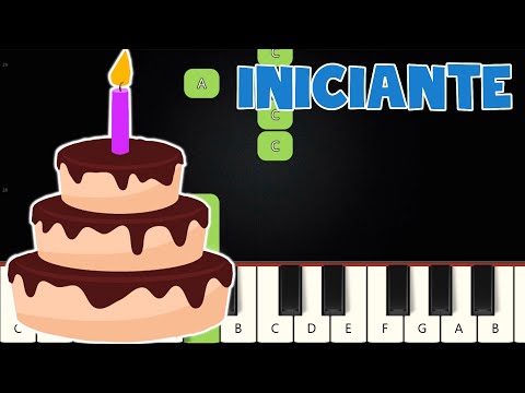 Parabéns Pra Você | Piano e Teclado Iniciante | Nível Fácil