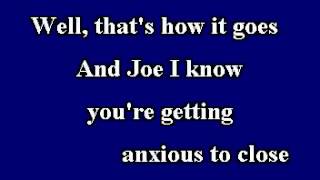 and x202a;One For My Baby Frank Sinatra Karaoke and x202c; and rlm;   YouTube