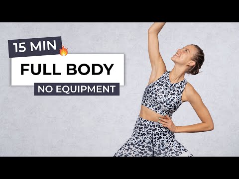 15 MIN STANDING FULL BODY BARRE WORKOUT | No Equipment