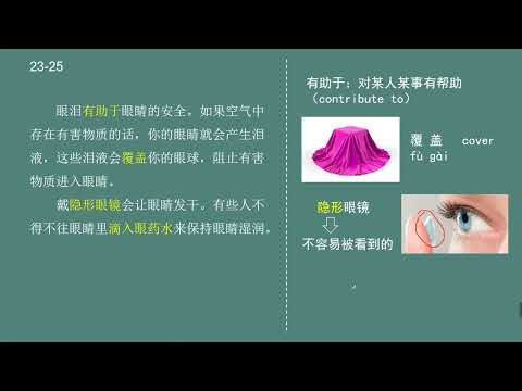 HSK Standard Course 5A 第16课 体重与节食 Weight and diet Part 3