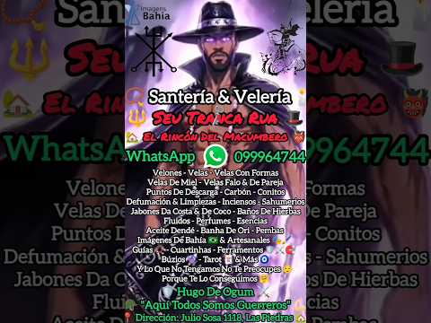 📢 Spot Publicitario 📺🎙️📻 📿 Santería & Velería🕯️🔱 Seu Tranca Rua 🎩🏡 El Rincón Del Macumbero 👹