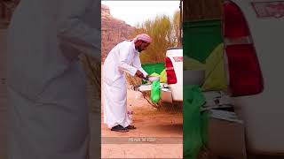 Open fire cooking in Wadi Rum Desert
