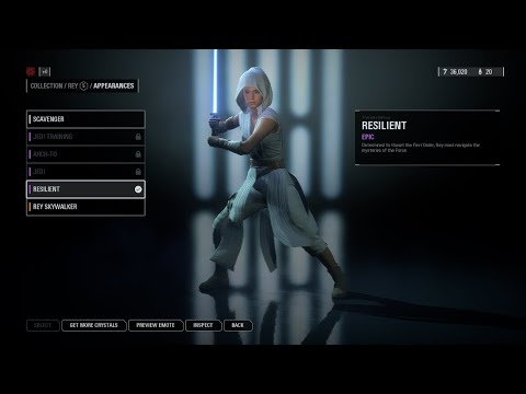 How to unlock Resilient (Rey SKin) | Star Wars Battlefront 2