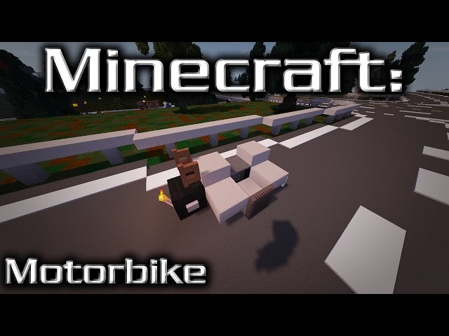 Vehicle - Motorbike With Sidecar Minecraft Map
