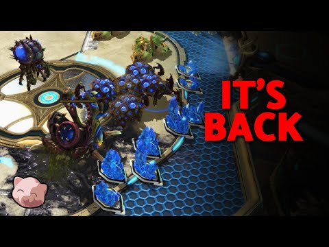 The build that RUINED Starcraft Ladder is BACK - One Base Swarmhost ZvT