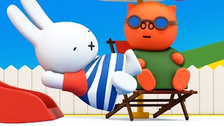Miffy and the Pool! | Miffy | Sweet Little Bunny | Miffy New