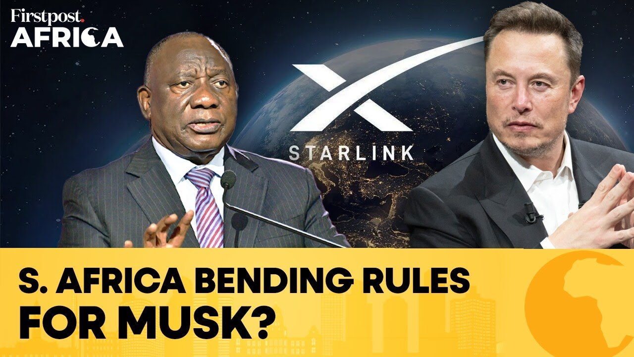 South Africa Drops 30% Black Ownership Rule for Musk's Starlink | Firstpost Africa | N18G