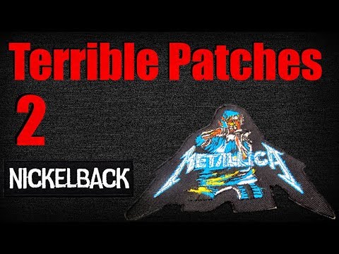 Terrible Patches 2 - Iron Maiden, Metallica & Man Of War