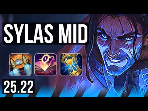 SYLAS vs YONE (MID) | 21/1/8, Legendary | EUW Master | 25.22