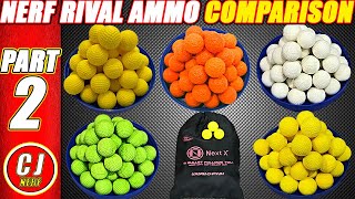 Nerf Rival Ammo Comparison | 2019 Part 2